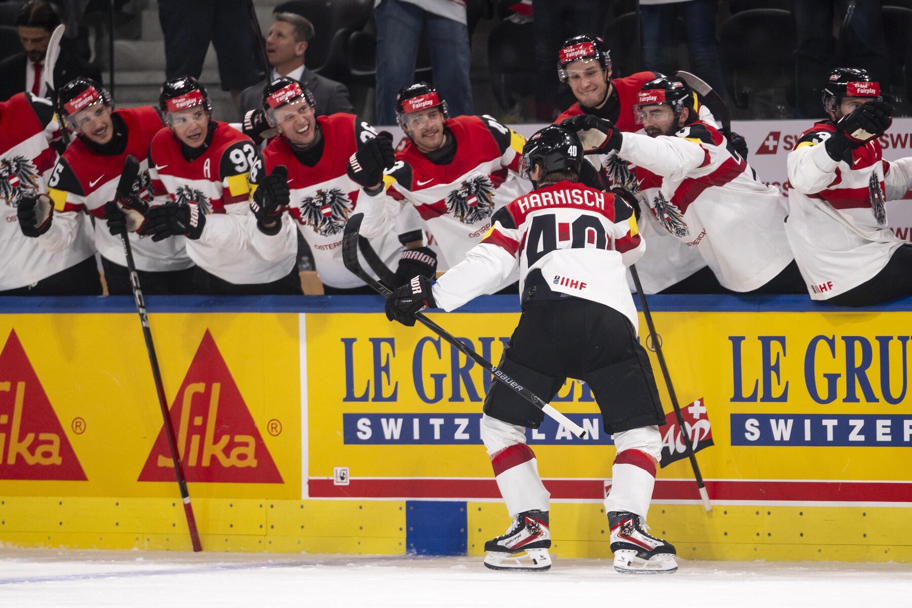 Eishockey: Österreich setzte WM-Siegeslauf mit 3:1 gegen Lettland fort
