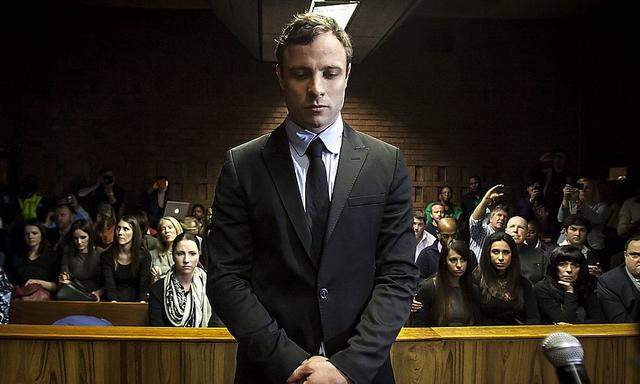 Oscar Pistorius während des Prozesses