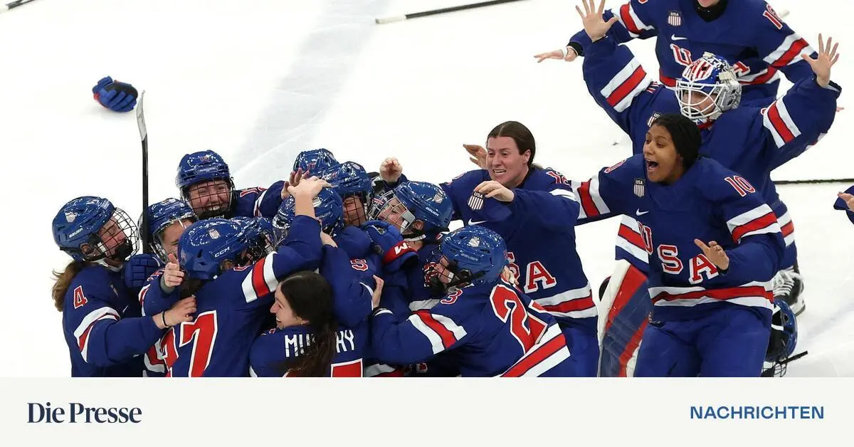 US-Frauen ringen Kanada in Olympia-Eishockey-Finale in Verlängerung nieder Kép