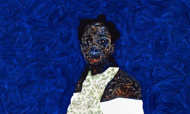 Diverse Schönheit: „Ivy Off Shoulder Dress“ vom Maler Amoako Boafo aus Ghana.