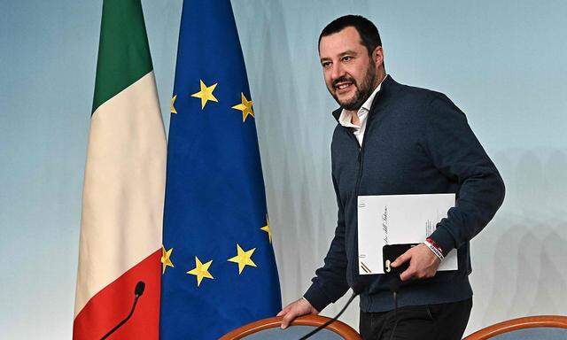 Der italienische Innenminister Matteo Salvini legt sich regelmäßig mit Frankreich an.