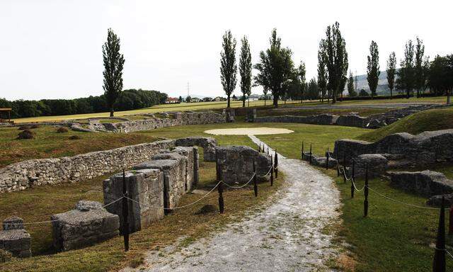 Römische Antike wird präsent im Archäologischen Park Carnuntum.