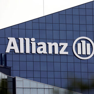 FILE PHOTO: The logo of insurer Allianz SE is seen on the company building in Puteaux at the financial and business district of La Defense near Paris