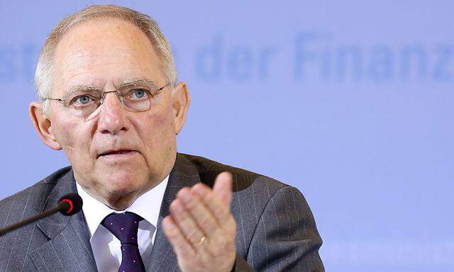 Der deutsche Finanzminister Schäuble sieht im Zpern-Rettungspaket kein Vorbildfür andere Euro-Läner.