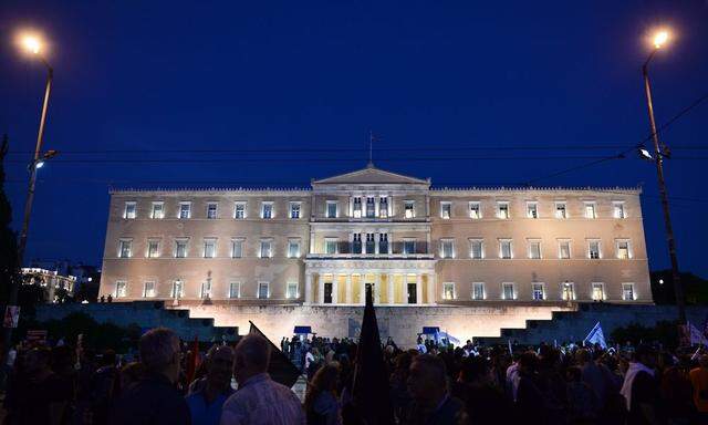 Das griechische Parlament in Athen