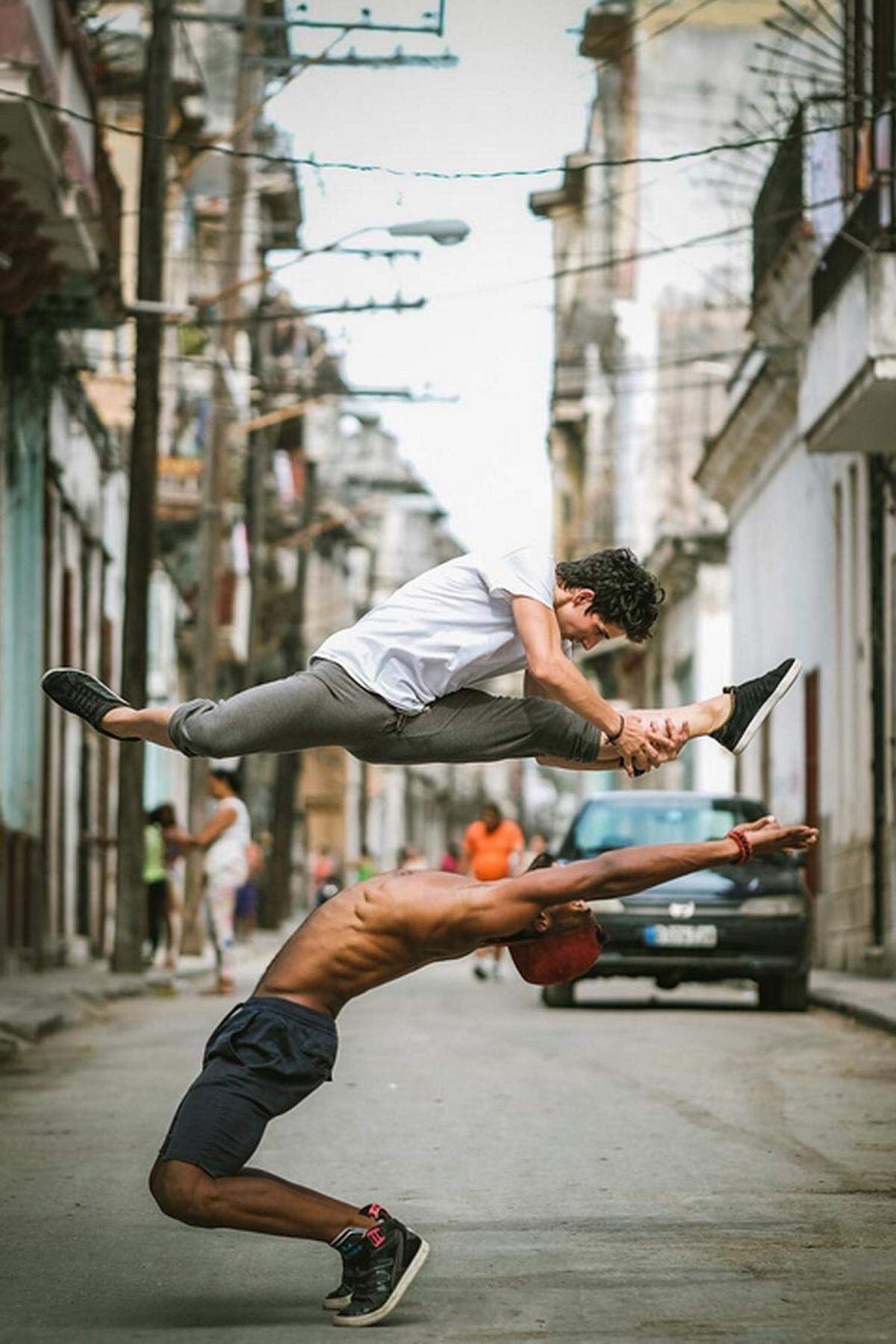 Javier Rojas und Keyvin Martínezin Havanna, Kuba.