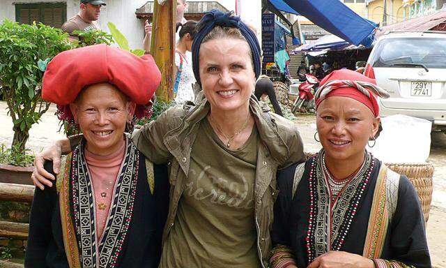 Marina Spadafora sucht Partner in vielen Ländern. Hier: Sapa, Vietnam.