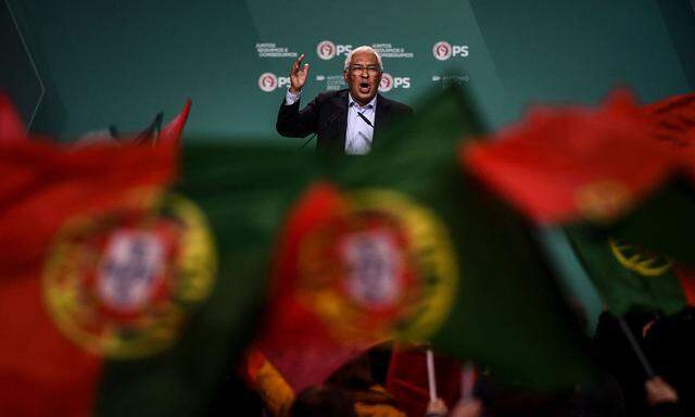 Schafft er es noch einmal? Portugals sozialistischer Premier Costa kämpft um Stimmen. 