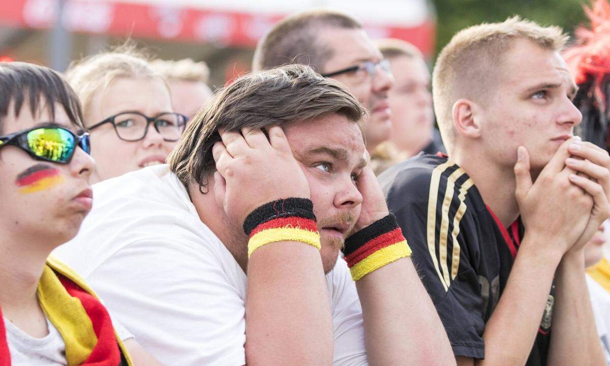 0:1, Deutschland, alles ist vorbei.