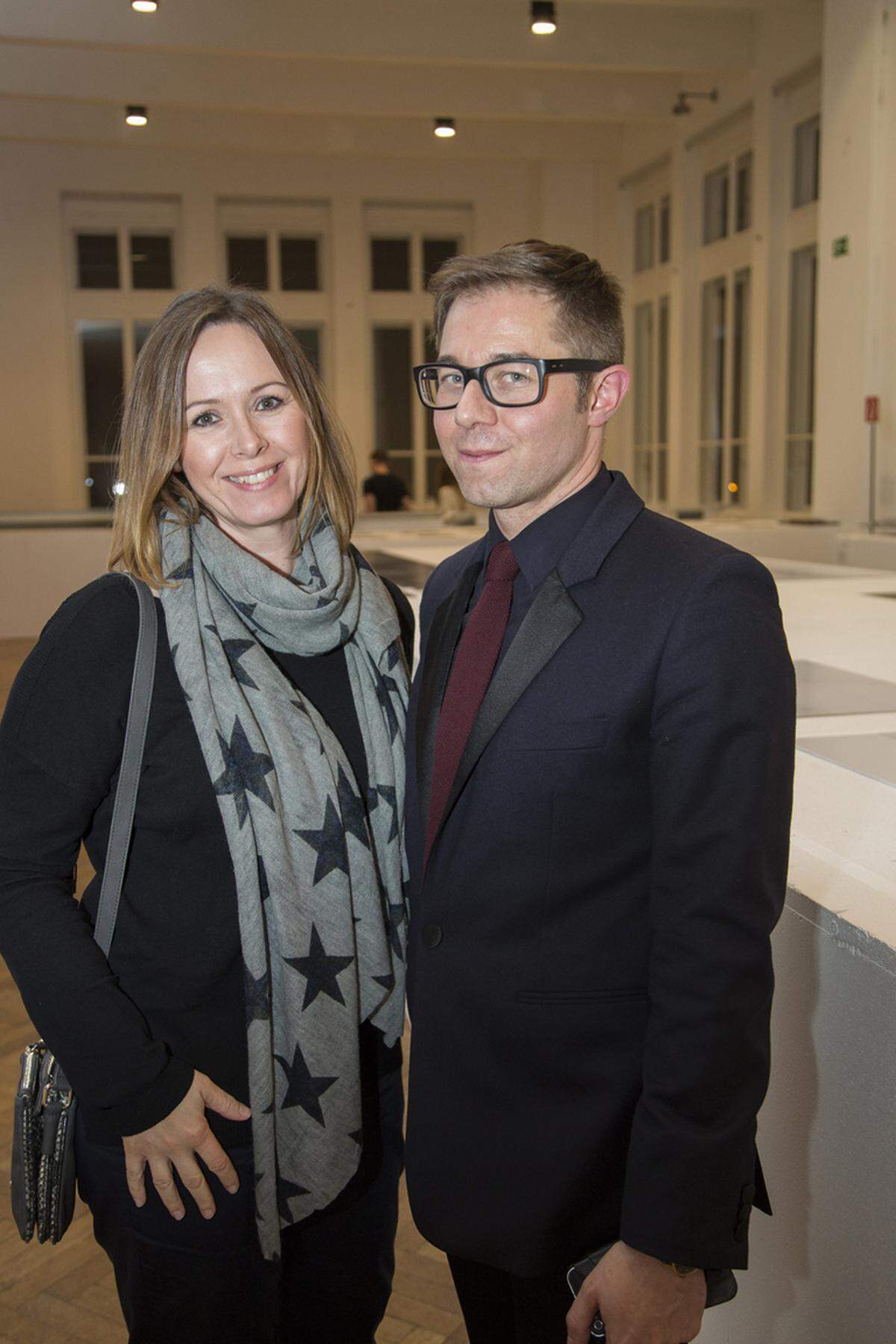 Maria Rudel, Guerlain-Marketingmanagerin, und Daniel Kalt.