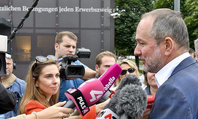 SPÖ-Bundesgeschäftsführer Thomas Drozda nach der Festlegung der Bundesliste am 10. Juli.
