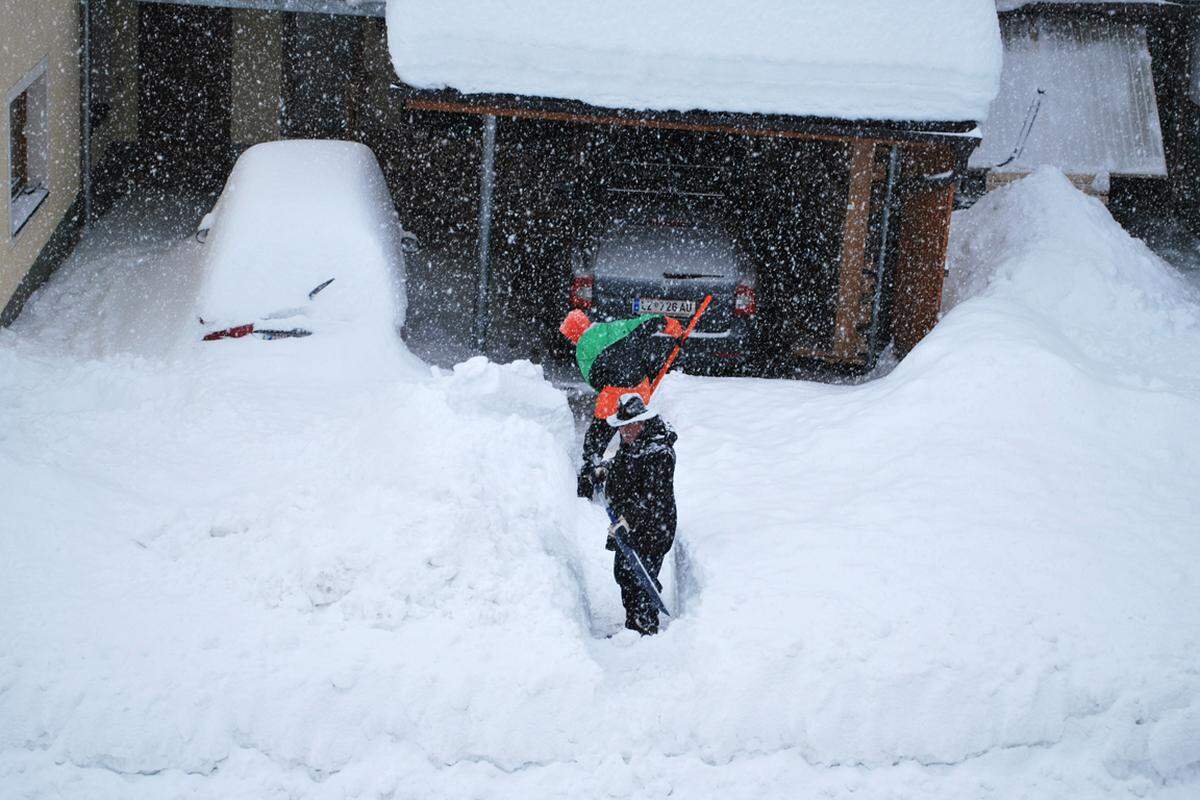 Die Situation in Kartitsch in Osttirol.