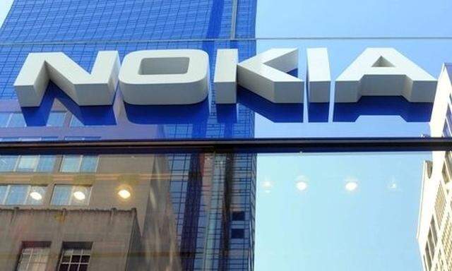 FILE - In this Sept. 18, 2008 file photo the flagship store of Finnish mobile phone Giant Nokia is se