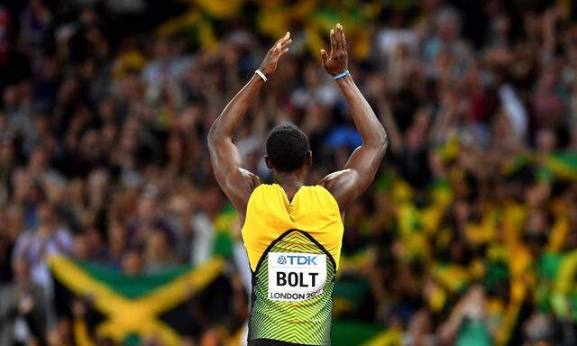 Bolt sagt heute in London bye bye.