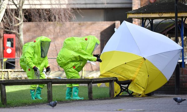 Archivbild: Vor zwei Jahren wurde der früherer GRU-Agent Sergei Skripal gemeinsam mit seiner Tochter Julja im südenglischen Salisbury vergiftet (im Bild der mutmaßliche Tatort). 