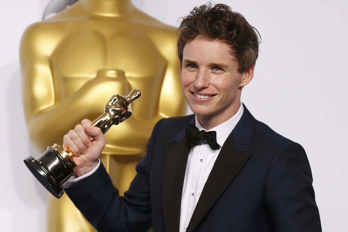 "Dieser Oscar gehört all jenen auf der Welt, die an ALS erkrankt sind, und er gehört einer außergewöhnlichen Familie: Stephen, Jane und den Hawking-Kindern. Ich werde sein Verwahrer sein und auf ihn aufpassen." - Eddie Redmayne, bester Hauptdarsteller, "Die Entdeckung der Unendlichkeit".