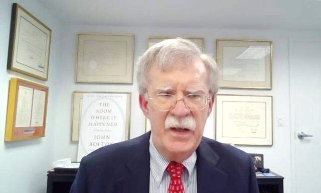 Das Interview mit dem ehemaligen US-Sicherheitsberater John Bolton fand via Skype statt.