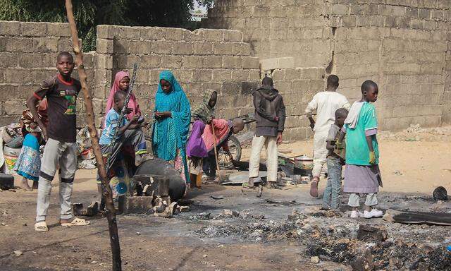 Immer wieder verüben Boko-Haram-Kämpfer Anschläge im Norden Nigerias, wie etwa am 8. Jänner in Maiduguri, der Haupstadt der Provinz Borno.