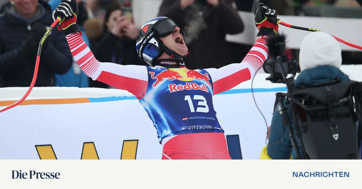 Matthias Mayer rast mit 142 km/h zum Streif-Sieg – DiePresse.com