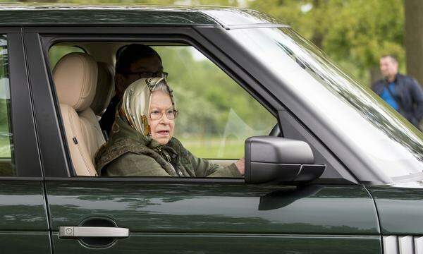 Queen Elizabeth bei der Windsor Horse Show 2022.