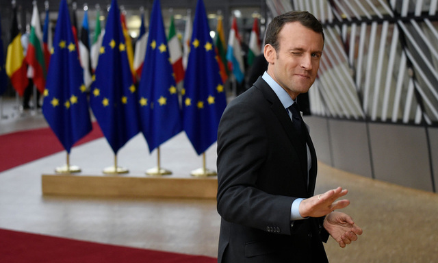 Präsident Macron: Frankreich soll eine Vorreiterrolle spielen.  