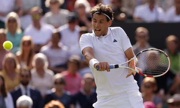 Thiem in Wimbledon. 