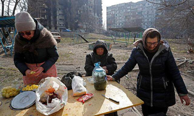 Aus der südukrainischen Hafenstadt Mariupol sollte am Donnerstag ein Fluchtkorridor für Zivilisten führen.
