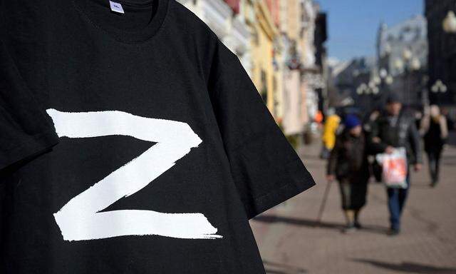 Mehr als nur ein Buchstabe. Das "Z" ist ein Symbol der Unterstützung für den russischen Krieg gegen die Ukraine.