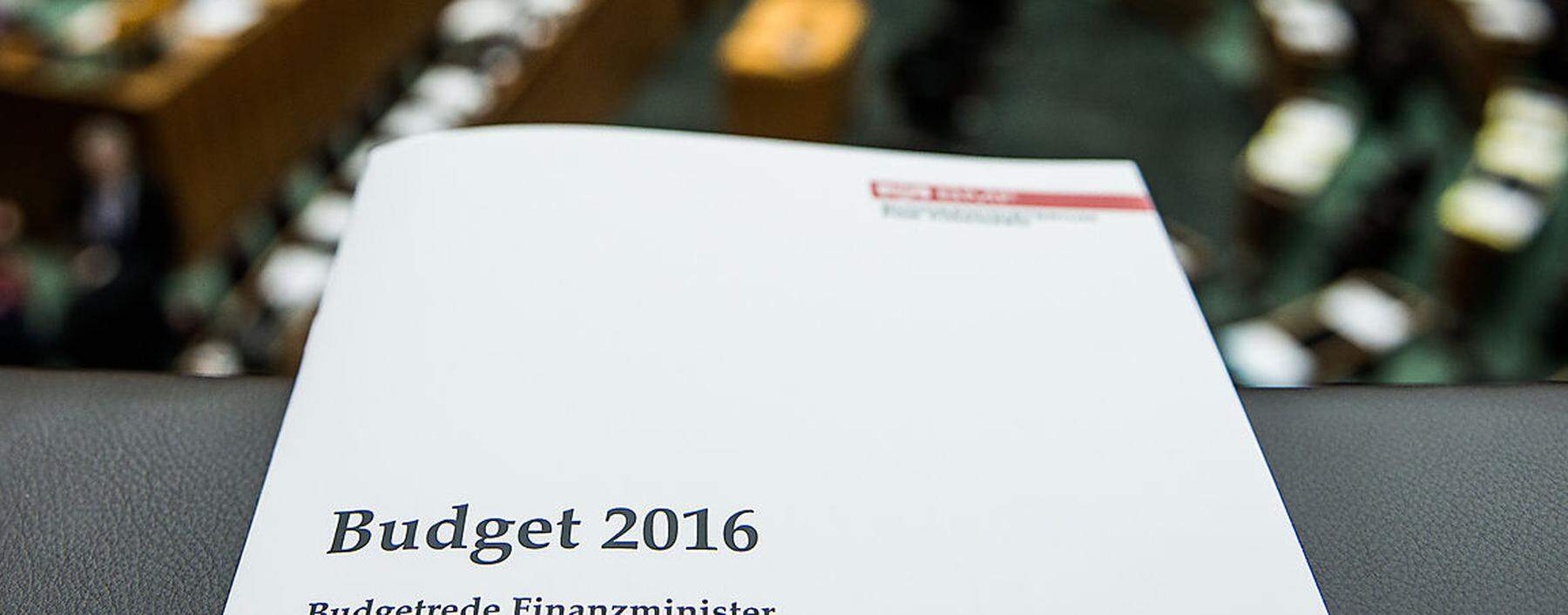 Austrian Financial Minister Hans Joerg Schelling Presents Budget