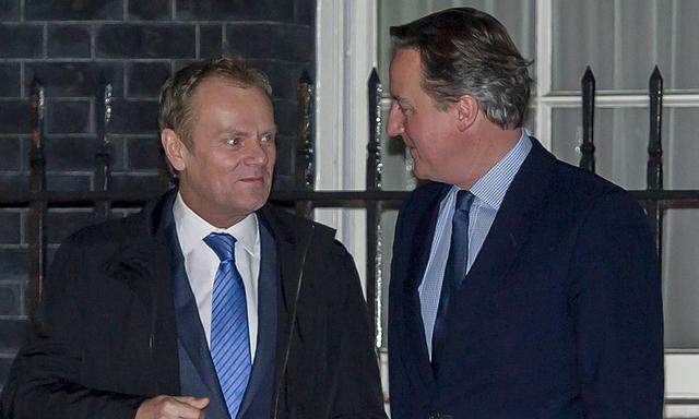 31 01 2016 London United Kingdom Prime Minister David Cameron meets European Council President