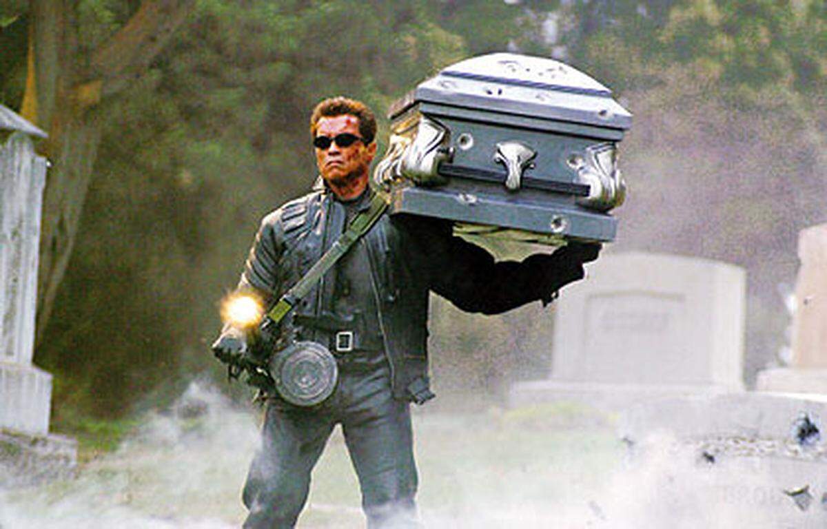 Mit "Terminator 3 - Rebellion der Maschinen" zog die "steirische Eiche" 2003 einen Schlussstrich unter seine Karriere als Schauspieler. Einschließlich der 30 Millionen für "T3" verdiente er als Schauspieler in gut dreißig Jahren mehr als 240 Millionen Dollar.