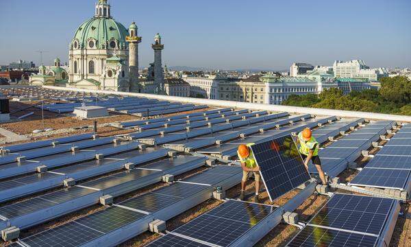 Wien Energie baut die Solarkraft in Wien massiv aus.