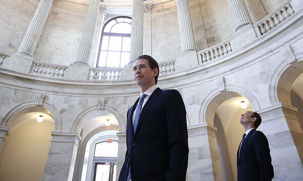 Außenminister Sebastian Kurz ist in den USA eingetroffen.