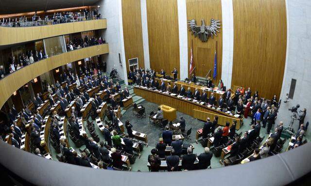 ERSTER NATIONALRAT DER NEUEN BUNDESREGIERUNG: UeBERSICHT