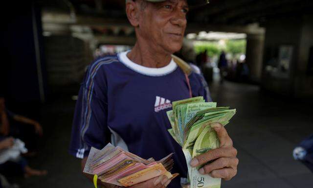 Venezuela hat die höchste Inflationsrate weltweit. 