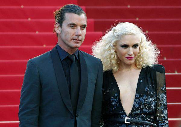 Law war in guter Gesellschaft: Das Musiker-Paar Gwen Stefani und Gavin Rossdale waren ebenfalls in Cannes im Kino, um sich Brad Pitt anzusehen.
