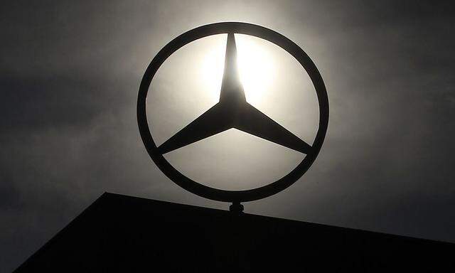 File photo of logo of Mercedes Benz is seen on top of a car factory in central Hungarian town of Kecskemet