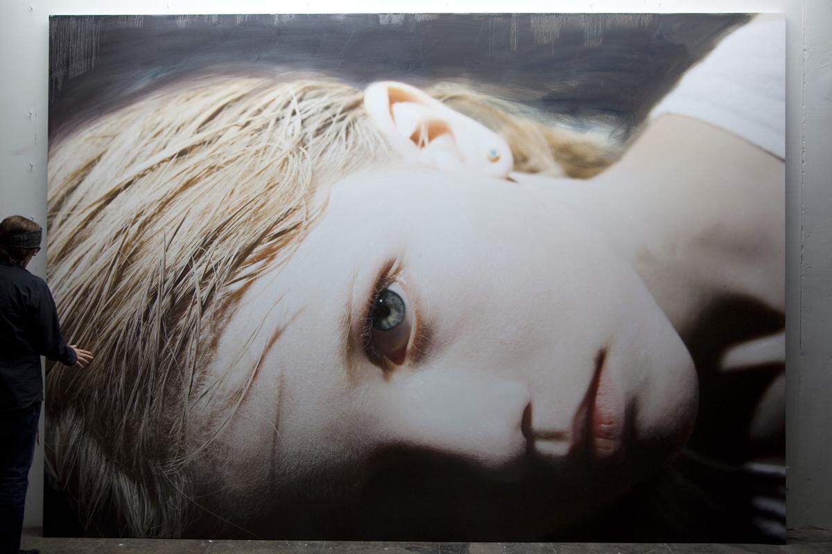 Gottfried Helnwein Kindskopf (Anna), 2012 Sammlung Christian Baha © VBK, Wien, 2013