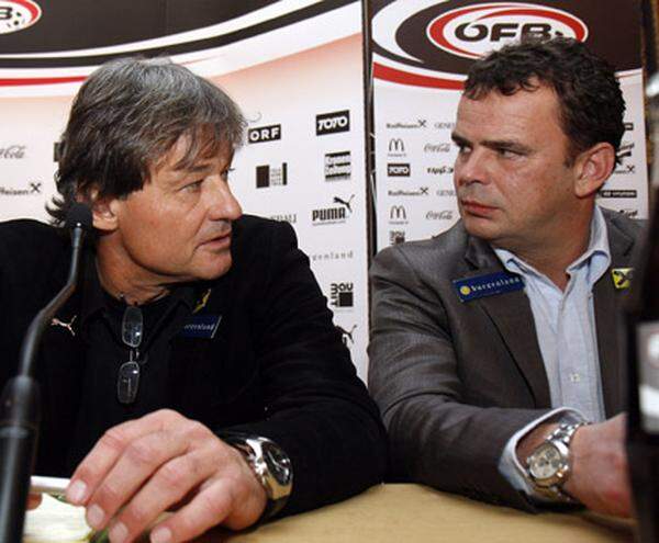 Am 4. März 2009 wurde Didi Constantini als Nachfolger von Karel Brückner offiziell als neuer Teamchef vorgestellt. Der bisherige U21-Coach Manfred Zsak wurde Co-Trainer des Tirolers.