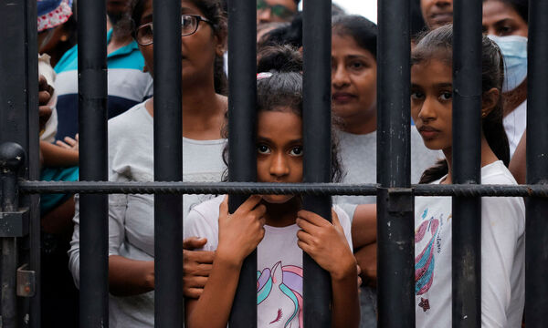 Auch Kinder fanden sich unter den Demonstranten 