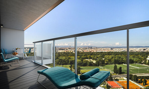 Klingende Namen vermitteln Lifestyle: (virtueller) Blick aus dem Marina Tower, der derzeit im Bau ist.