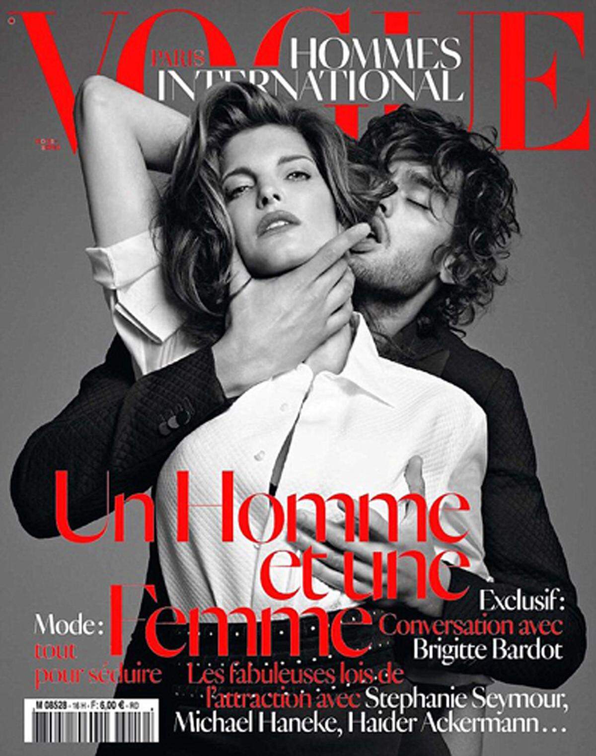 Das Cover der Vogue Homme International sorgte ebenfalls für einen Skandal. Das Titelbild würde Gewalt an Frauen verherrlichen, meinten zumindest diverse Frauenrechtsorganisationen, die ein Verkaufsverbot der Auflage forderten. Der Condé Nast Verlag wies die Vorwürfe damals zurück. Es handle sich lediglich um dargestellte Leidenschaft.