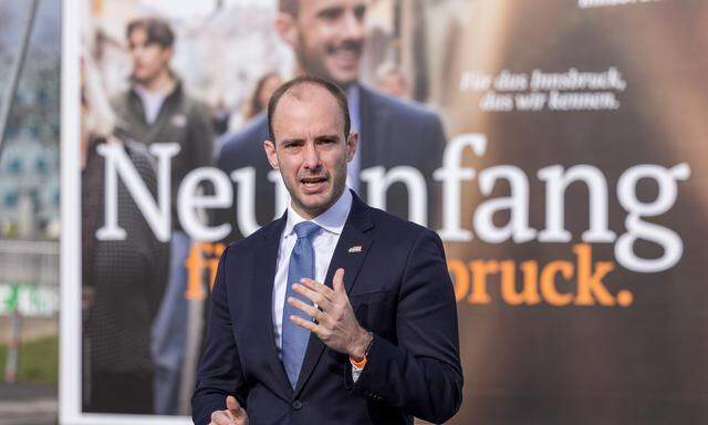 Bürgermeisterkandidat Florian Tursky (Das Neue Innsbruck)