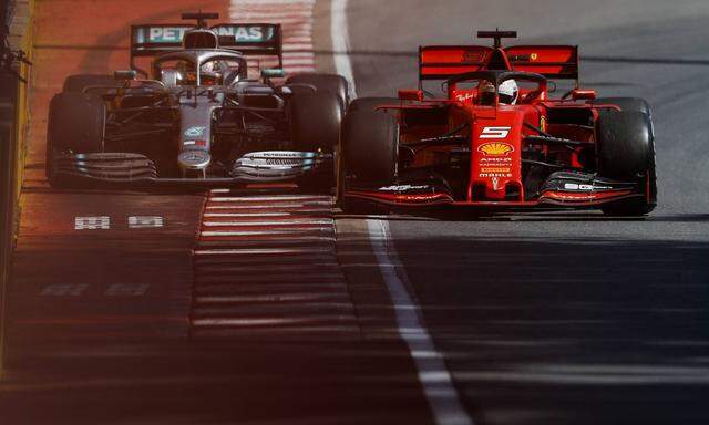 2019 Canadian GP CIRCUIT GILLES VILLENEUVE CANADA JUNE 09 Sebastian Vettel Ferrari SF90 and Lew