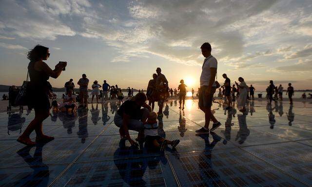 Sonnenuntergang in Zadar