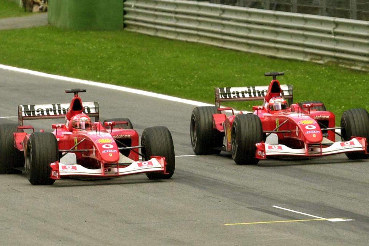 Der WM-Lauf endete mit einem umstrittenen Zieleinlauf. Barrichello hatte vom Start an geführt, leistete aber dem Befehl aus der Box Folge und ließ seinen Ferrari-Kollegen Schumacher unmittelbar vor der Ziellinie vorbei. Es kam zu einem gellenden Pfeifkonzert.Das bescherte Ferrari und den beiden Fahrern eine Geldstrafe von einer Million Dollar. Nach Saisonende wurde die Stallorder verboten.