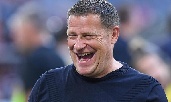 Max Eberl kann wieder lachen.