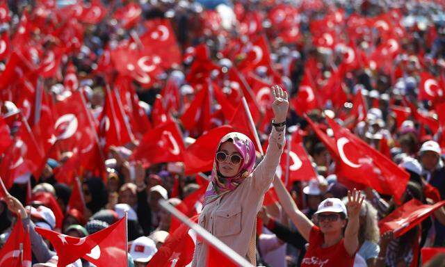Anhänger der AKP in der Türkei