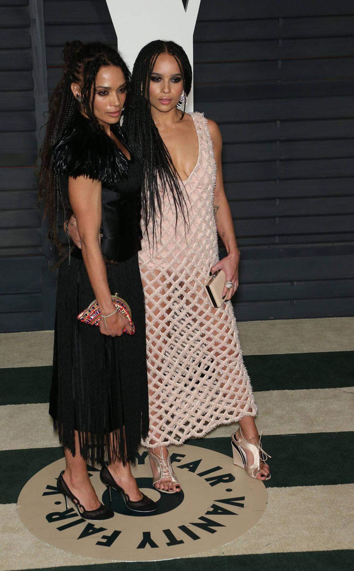 Dasselbe gilt für Lisa Bonet und Zoe Kravitz.