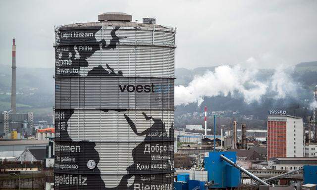 Steel Manufacture At Voestalpine AG Linz Plant